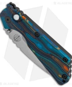 Alternative view of Strider + Pro-Tech Custom SnG Automatic Knife Starry Night Micarta (3.5 SW)