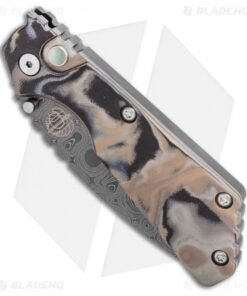 Alternative view of Strider + Pro-Tech Custom SnG Automatic Knife Camo G-10 (3.5" Damascus)