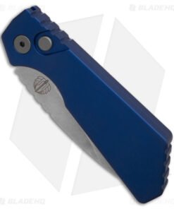 Alternative view of Strider + Pro-Tech PT Magnacut Automatic Knife Blue (2.75" Stonewash)