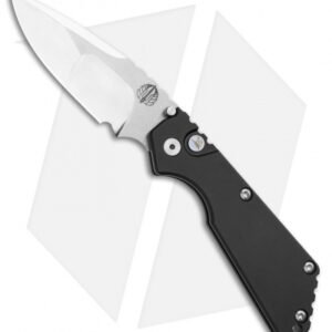 Strider + Pro-Tech SnG Automatic Knife Black 7075 Aluminum (3.5" Mirror)