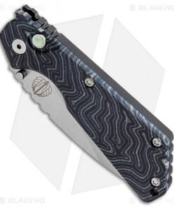 Alternative view of Strider + Pro-Tech Custom SnG Automatic Unique Micarta Ant Hill (3.5 Stonewash)