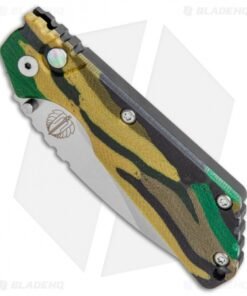 Alternative view of Strider + Pro-Tech Custom SnG Automatic Unique Micarta Camo (3.5" Stonewash)