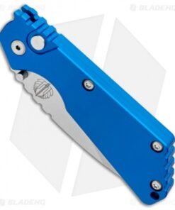 Alternative view of Strider + Pro-Tech SnG Automatic Knife Solid Blue Aluminum (3.5" Stonewash)