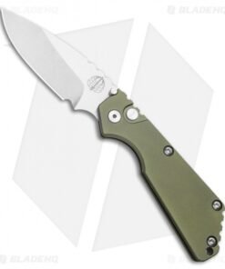 Strider + Pro-Tech SnG Automatic Knife Green Aluminum (3.5" SW) 2401-Green