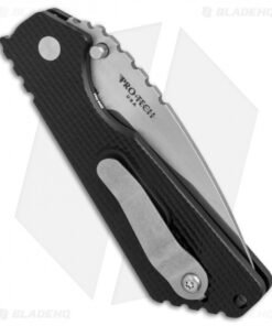 Alternative view of Strider + Pro-Tech SnG Automatic Knife Knurled w/Safety (3.5" Stonewash Serr)