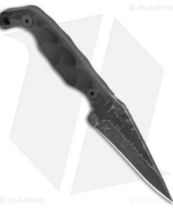 Alternative view of Stroup Knives Mini EDC Fixed Blade Knife Black G-10 (3.1" Black SW)
