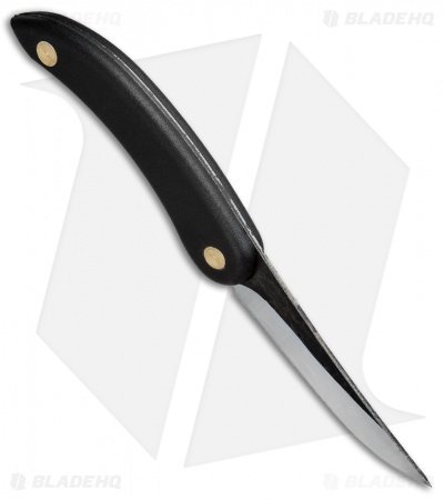 Svord Puukko Fixed Blade Knife Black (4.25" Satin) - Image 2