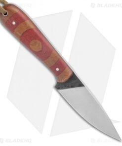 Alternative view of T.M. Hunt Custom Magua Fixed Blade Knife Bullseye Red G-10/Micarta (3.5" Satin)