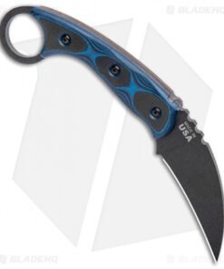 Alternative view of TOPS Knives Devil's Claw 2 Fixed Blade Knife Blue/Black G-10 (3.13" Black)