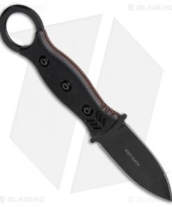 Alternative view of TOPS Knives I.C.E. Dagger Fixed Blade Neck Knife w/ Chain (3" Black) ICED-01