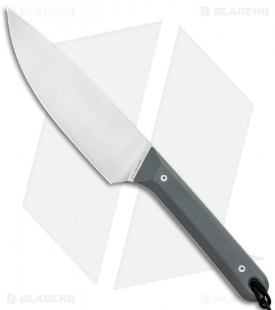 The James Brand The Hell's Canyon Fixed Blade Knife Gray G-10 (5.25" Satin)