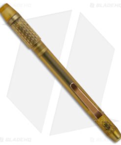 Ti2 Design x Blade HQ TechLiner Shorty Pen w/ Clip Ultem + Copper Clip