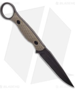 Alternative view of Toor Knives Anaconda Fixed Blade Knife Covert Green G-10 (3.75" Black)