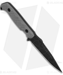 Alternative view of Toor Knives Darter Fixed Blade Knife Vapor Gray G-10 (4.25" Black)