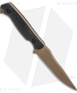 Alternative view of Toor Knives Krypteia Stealth Fixed Blade Knife Ebony G-10 (4" Tan)