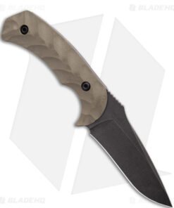 Alternative view of Toor Knives Mullet Covert Green Fixed Blade Knife Green G-10 (4" Black)