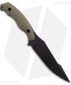 Alternative view of Toor Knives Raven Fixed Blade Knife Covert Green G-10 (5.5" Black)