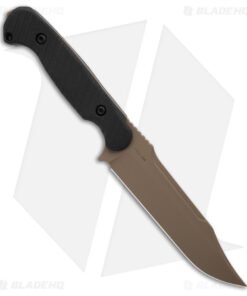 Alternative view of Toor Knives Valor MK1 Fixed Blade Knife Mojave Black G-10 (5.4" Tan)