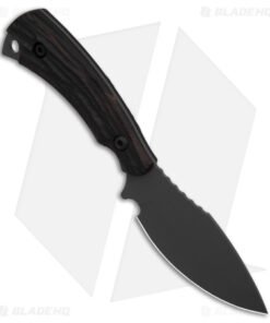 Alternative view of Toor Knives Vellum Skinner Fixed Blade Knife Antler Textured Ebony (3.50" Gray)