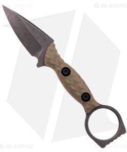 Toor Knives Viper Fixed Blade Knife Covert Green G-10 (2.65" Black SW)