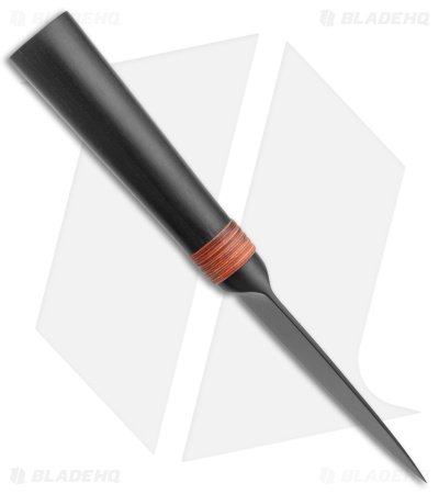 Tuo Cutlery Dark Knight 2.5" Bird Beak Knife Black Pakkawood (Black) - Image 3