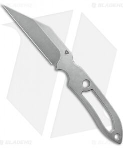 TuyaKnife Little Ulf Fixed Blade Knife (3.5" Stonewash D2)