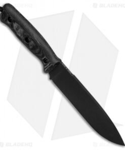 Alternative view of Utility Tool Knives Wilderness Knife No. 5 Black Micarta (6" Black) UTK0151