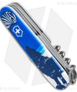 Alternative view of Victorinox Swiss Army Knife Huntsman Blade HQ Blue Crazy Wolf "Lobo Loco"