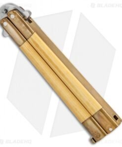 Alternative view of Vintage Bali-Song USA Jody Samson Butterfly Knife Ivory Micarta (4.3"Satin)