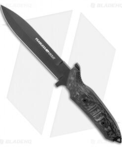 Viper Knives Fearless Fixed Blade Knife Carbon Fiber (6" Black)