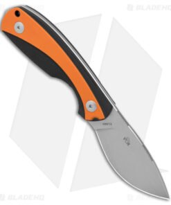 Alternative view of Viper Lille1 GBO Fixed Blade Knife Black/Orange G10 (2.8" Stonewash)