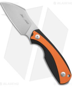 Viper Lille2 GBO Fixed Blade Knife Black/Orange G-10 (2.8" Stonewash)