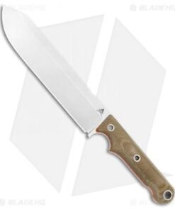 White River FC7 Firecraft Fixed Blade Knife OD Green Micarta (7" Satin)