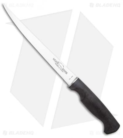 White River Knives 8.5" Traditional Fillet Knife Black Micarta