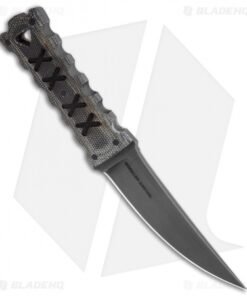 Alternative view of Williams Blade Design HZM Mini Kaiken Knife Black Micarta (3.5" Black) HZM-001
