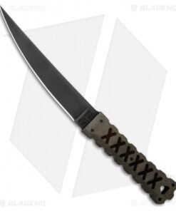 Williams Blade Design HZT Fixed Blade Knife Micarta (6.4" Black) HZT-004