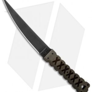 Williams Blade Design HZT Fixed Blade Knife Micarta (6.4" Black) HZT-004