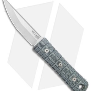 Williams Blade Design Osoraku Zukuri Mini Kaiken Black Micarta (3.5" Satin)