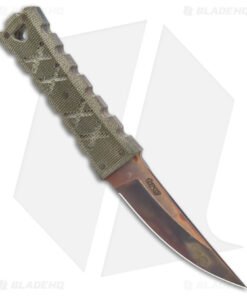 Alternative view of Williams Blade Design Shobu Zukuri Mini Kaiken Green Micarta (3.5" Apocalyptic)