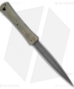 Alternative view of Williams Blade Design SMD Fixed Blade Knife Canvas Micarta (5.8" Gray) SMD-003