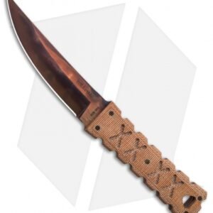 Williams Blade Design SZK Natural Canvas Micarta (4.5" Apocalyptic) SZK-003