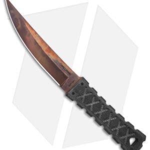 Williams Blade Design SZT Fixed Blade Black Canvas Micarta (5.7" Apocalyptic)