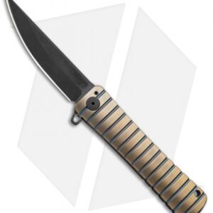 Williams Blade Design BHQ Exclusive Shobu Zukuri Folder Bronze Ti (3.8" Black)