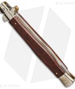 Alternative view of AGA Campolin 13" Snake Wood Automatic Knife Italian Stiletto (Kriss Plain)