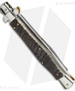 Alternative view of AGA Campolin 13" Picklock Automatic Italian Stiletto Ram Horn (6" Satin Bayo)