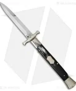 AGA Campolin 13" Bat Swinguard Automatic Dark Horn (5.75" Satin Bayonet)