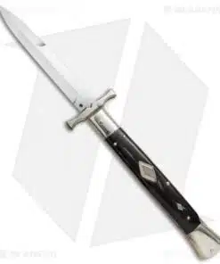 AGA Campolin 13" Bat Swinguard Automatic Buffalo Horn (5.75" Satin Bayonet)