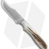 Anza Knives 23-FE Fixed Blade Knife Stag Horn (2.75" Plain)