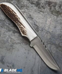 Alternative view of Anza Knives JWK-3FE Fixed Blade Knife Stag Horn (3.25" Satin)