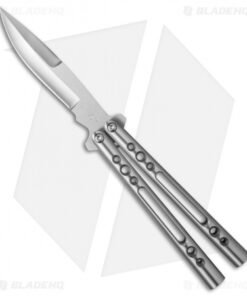 Rare Balibalistic Custom Titanium Balisong Butterfly Knife (4.25" Satin)